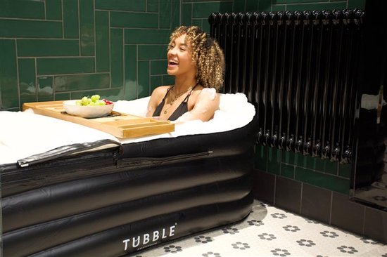 Tubble® Cuzi Opblaasbare Jacuzzi – Black Onyx – 255L