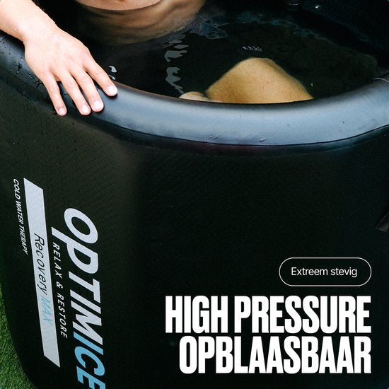 OPTIMICE IJsbad Barrel PRO – Opvouwbaar – Incl. Thermometer & Draagtas