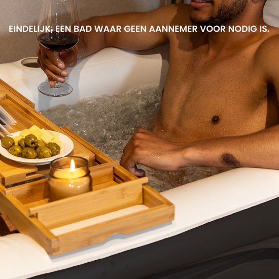 Tubble® Cuzi Opblaasbare Jacuzzi – Black Onyx – 255L