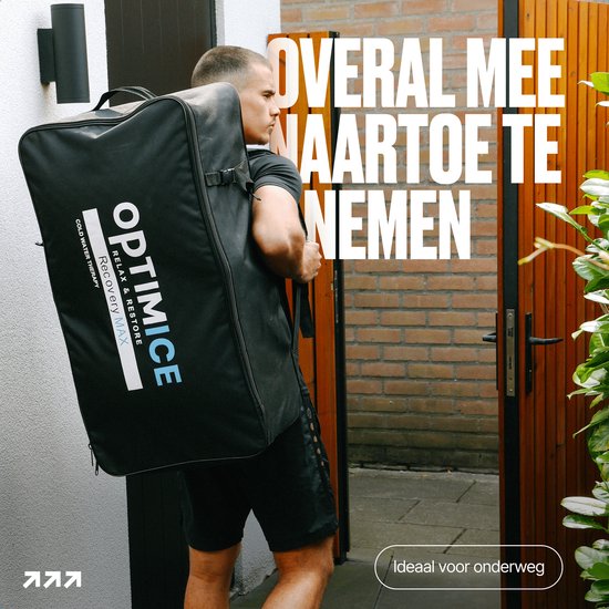 OPTIMICE IJsbad Barrel PRO – Opvouwbaar – Incl. Thermometer & Draagtas