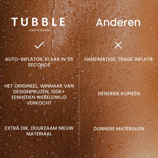 Tubble® Cuzi Opblaasbare Jacuzzi – Black Onyx – 255L