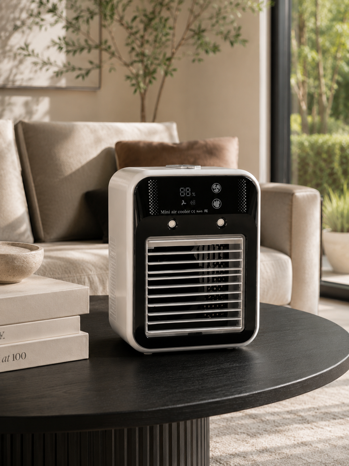 Mini Fluisterstille Airco — Ideaal Voor de Zomer-Slaapkamer