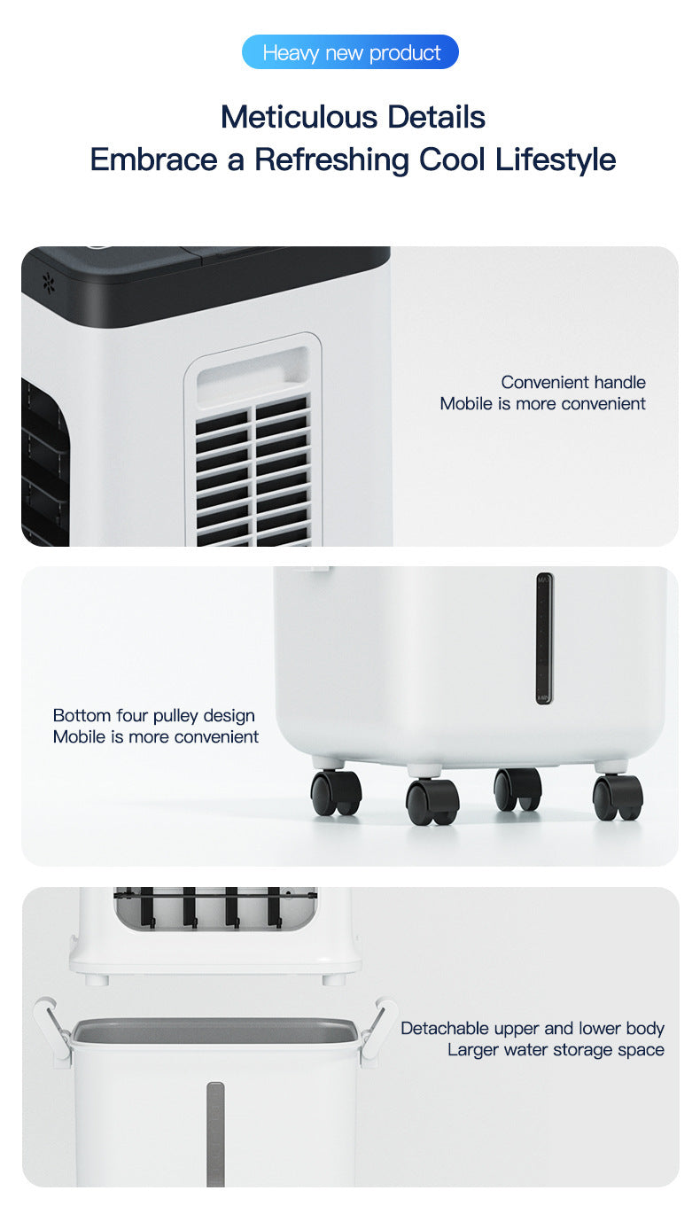 Coldest Breeze™ Pro — Airco 9000 BTU 4-in-1 Fluisterstil