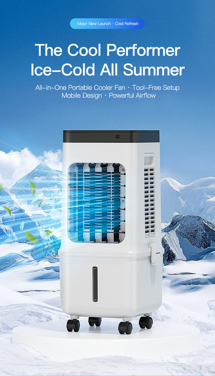 Coldest Breeze™ Pro — Airco 9000 BTU 4-in-1 Fluisterstil